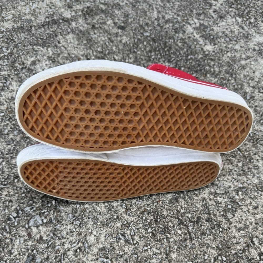 Vans Sk8-Hi Racing Red Men's 9‎ Women's 10.5 Sneaker Skater Canvas Hi-Top Shoes - Picture 9 of 10